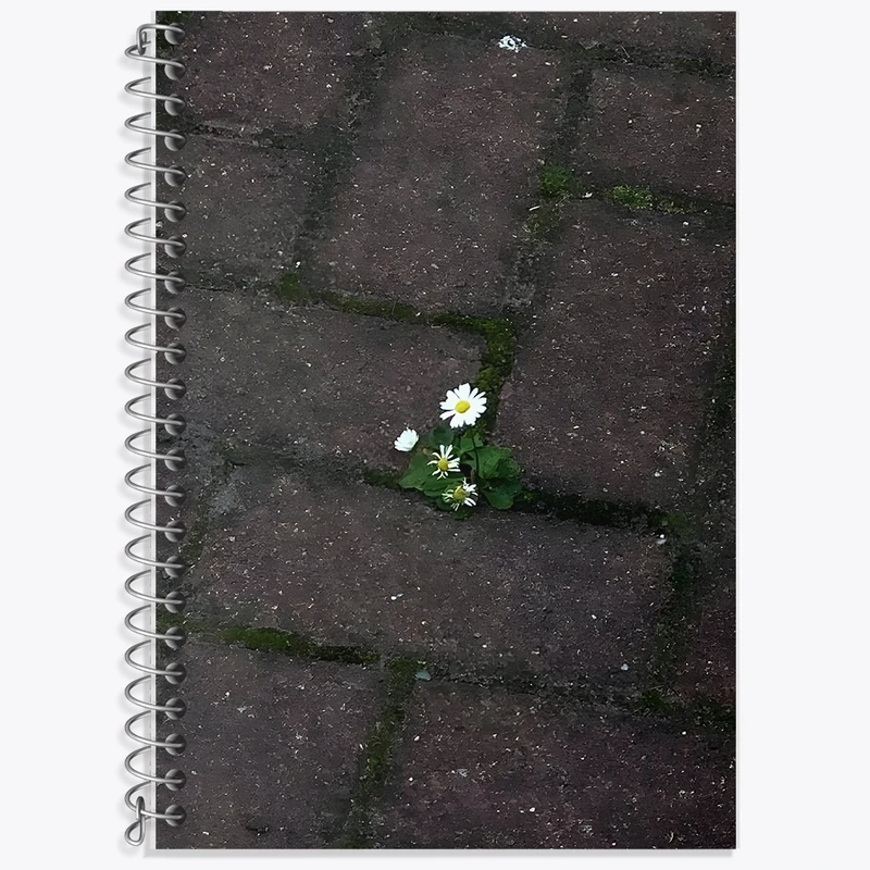 دفتر لغت 50 برگ خندالو طرح گل کد F1371