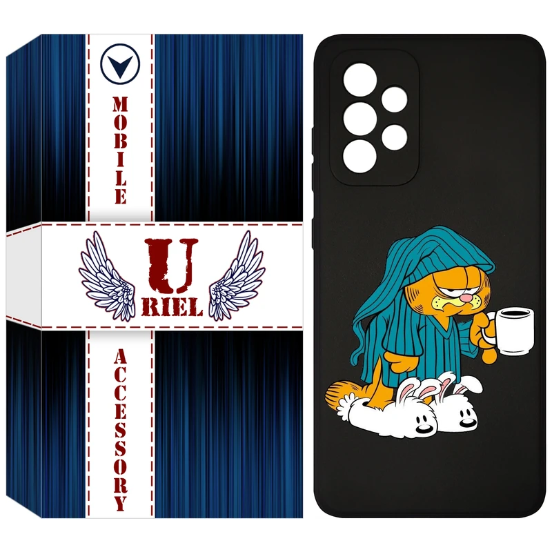 کاور یوریل مدل KSH کد 72 طرح گارفیلد مناسب برای گوشی موبایل سامسونگ Galaxy A33 5G