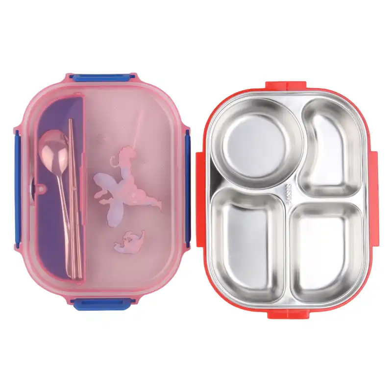 ظرف غذا کودک طرح اسپایدرمن به همراه قاشق و چاپستیک