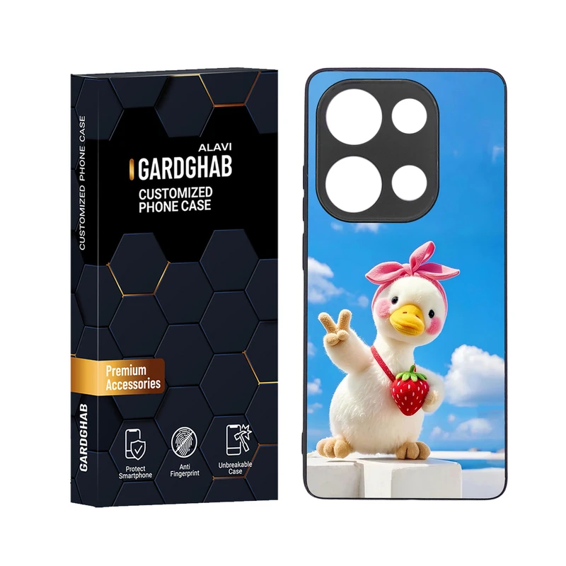 کاور گارد قاب علوی مدل دور ژله ای مناسب برای گوشی موبایل شیائومی Poco M6 Pro 4G