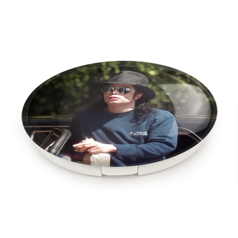 آینه جیبی خندالو طرح مایکل جکسون Michael Jackson مدل تاشو کد 19230