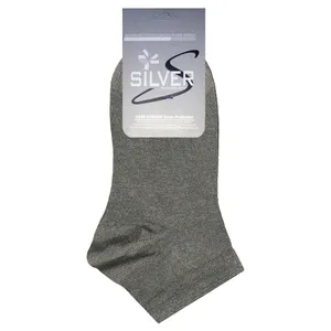 جوراب مردانه سیلور مدل TS 2-6 رنگ طوسی تیره