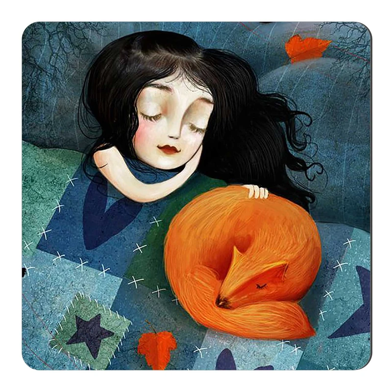  مگنت طرح دختر و روباه کد wmg1897