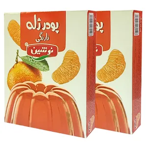 پودر ژله نارنگی نوشین - 100 گرم مجموعه 2 عددی