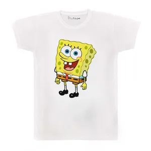 تی شرت بچگانه پرمانه طرح باب اسفنجی کد pmt.3452