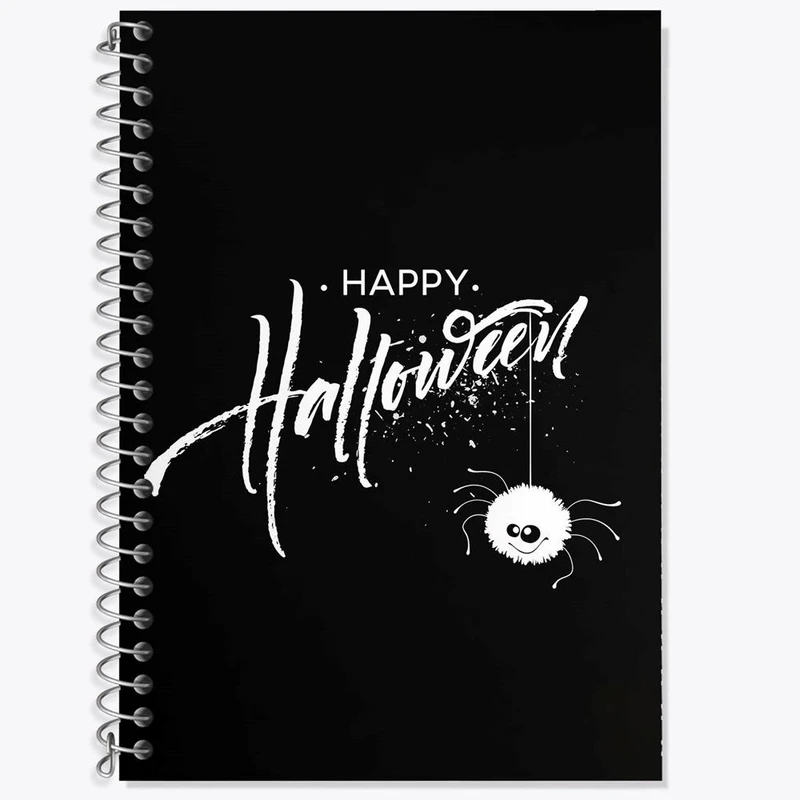 دفتر زبان 50 برگ خندالو مدل سه خط طرح هالووین کد 29522