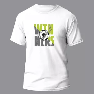 تی شرت آستین کوتاه مردانه مدل توپ فوتبال کد 096