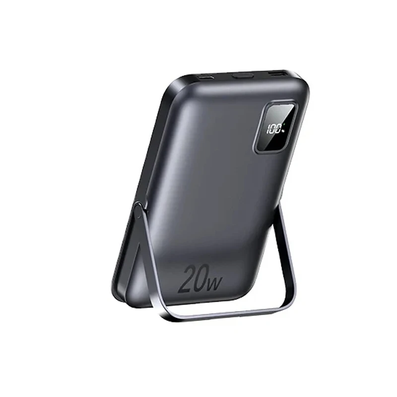 پاور بانک ریمکس مدل مگنتیک وایرلس RPP-695 ظرفیت 10000 میلی آمپر ساعت