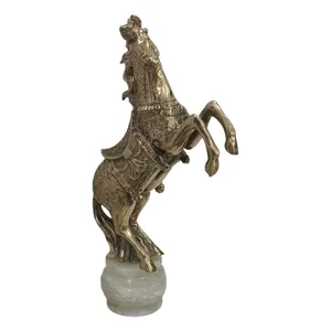 مجسمه برنجی مدل اسب رومی کد H-3001