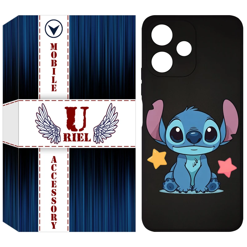 کاور یوریل مدل KSH کد 70 طرح استیچ مناسب برای گوشی موبایل شیائومی Redmi 12 5G / Redmi Note 12R / Poco M6 Pro 5G