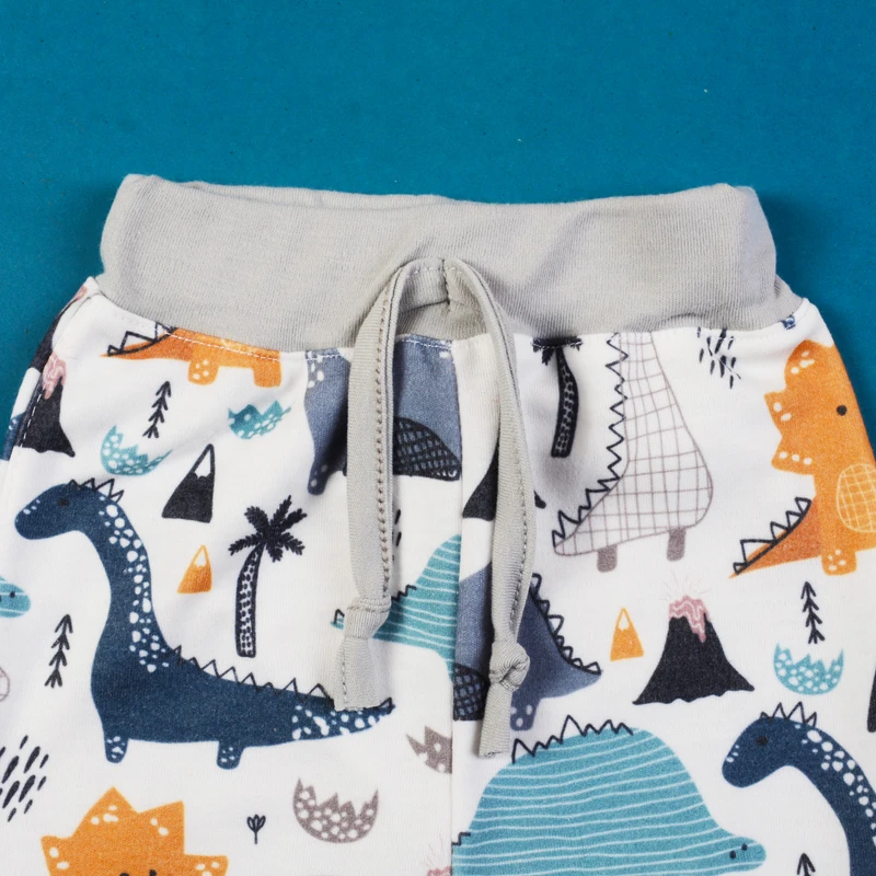 عکس شماره 6 : ست بادی آستین بلند و شلوار نوزادی مدل دایناسور