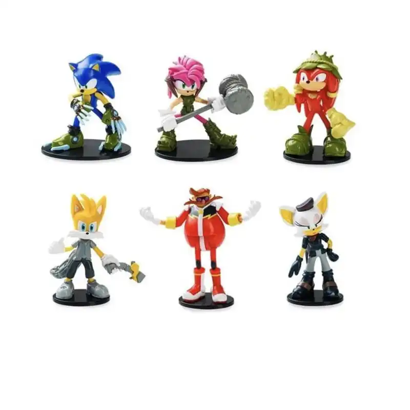 اکشن فیگور مدل سونیک پرایم کد 6070 مجموعه 6 عددی