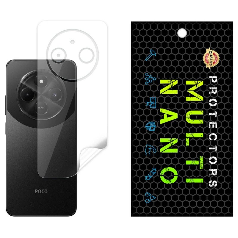 محافظ پشت شفاف نانو هیدروژل مولتی نانو مدل X-F1T مناسب برای گوشی موبایل شیائومی Redmi 14C (China)