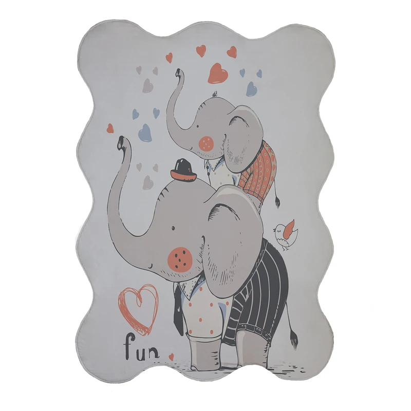 پادری مدل دالبر طرح فیل کد 9029 سایز 80x110 سانتی متر