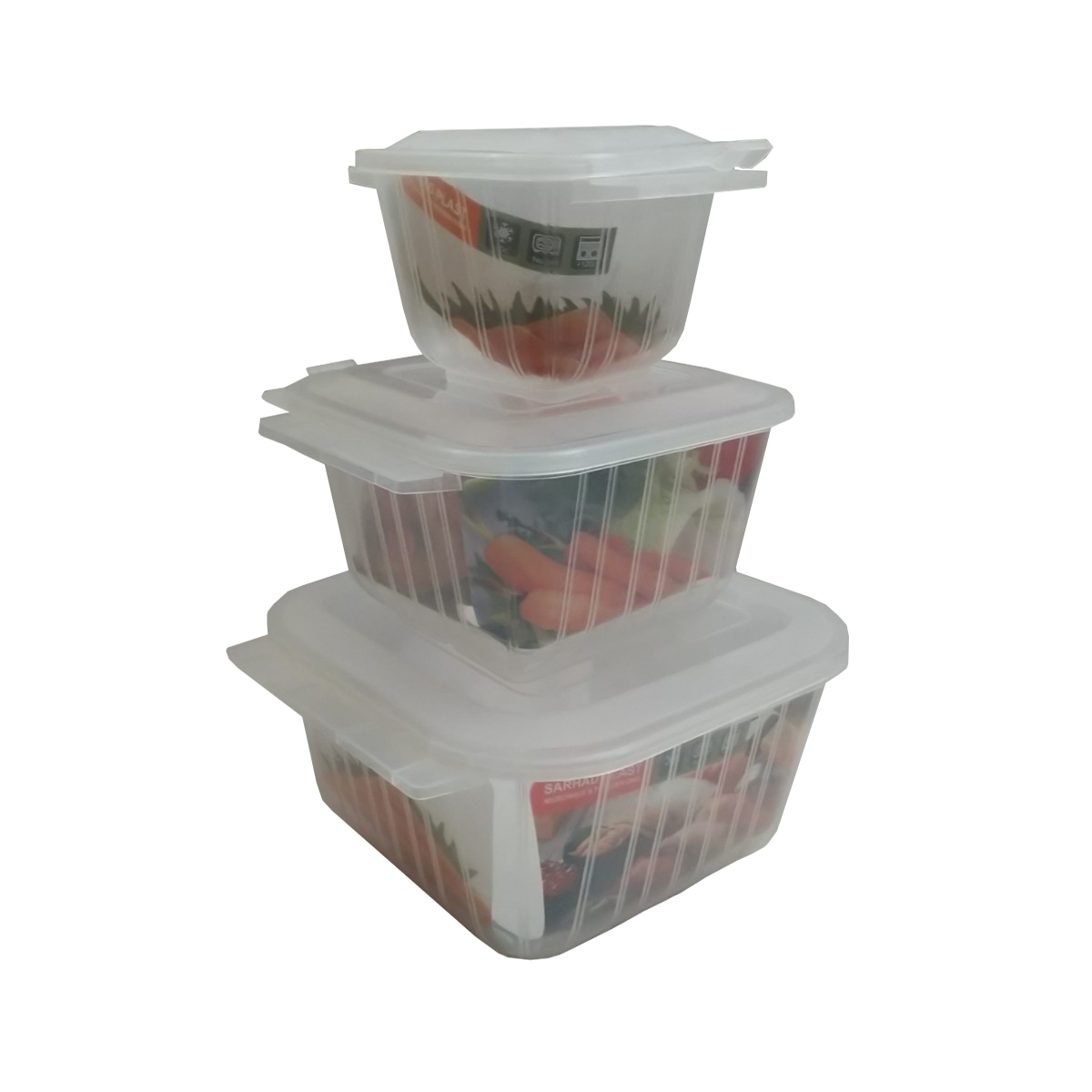 ظرف نگهدارنده مدل sarhad  20  20 مجموعه 3 عددی