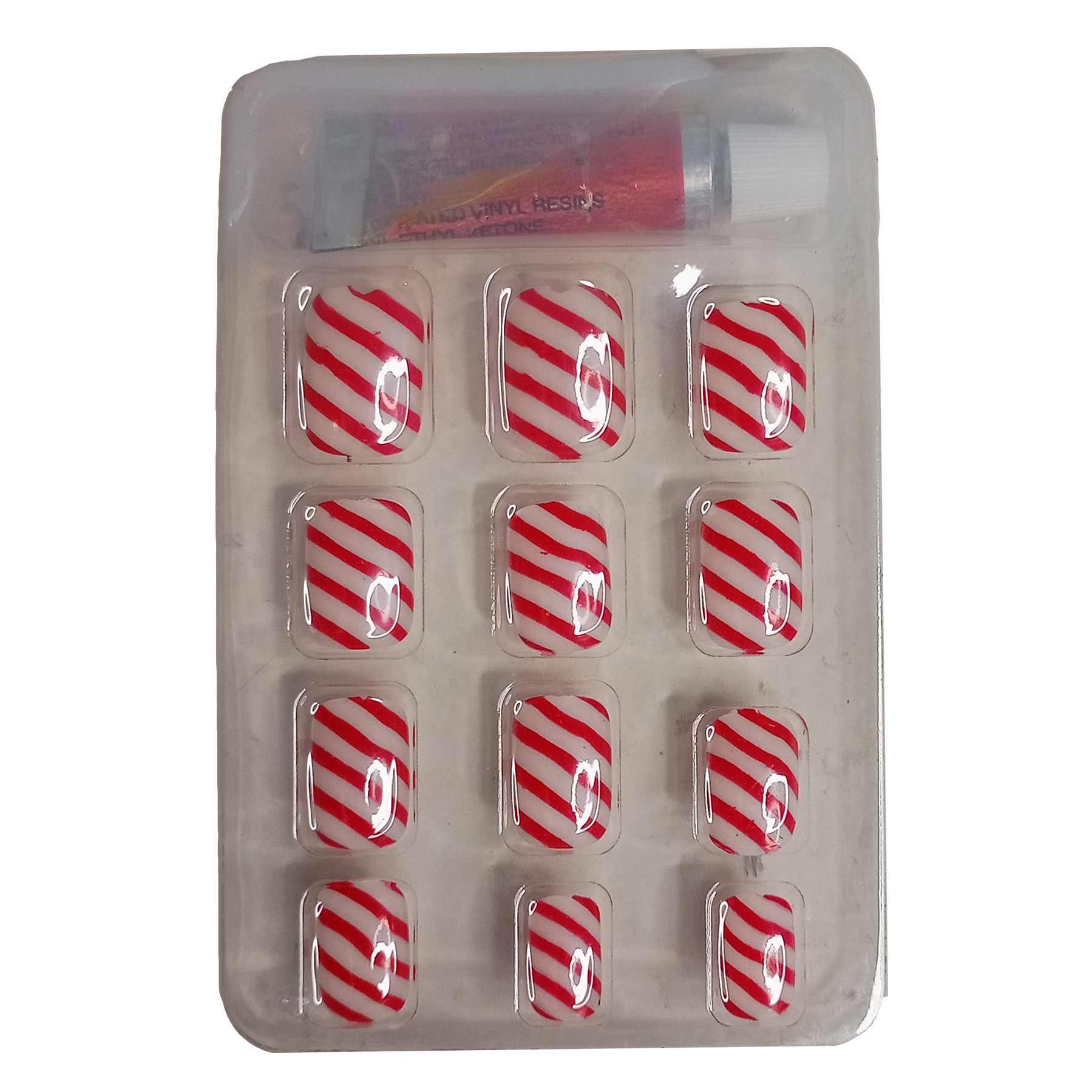 ناخن مصنوعی بچگانه تالکی کد 363 بسته 12 عددی