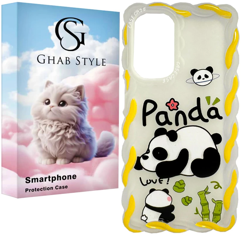 کاور قاب استایل مدل موجدار فانتزی مناسب برای گوشی موبایل سامسونگ  Galaxy A12 / M12 / F12 / M62