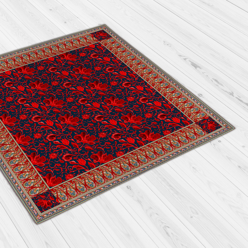 رومیزی طرح گل سنتی کد 9982.1