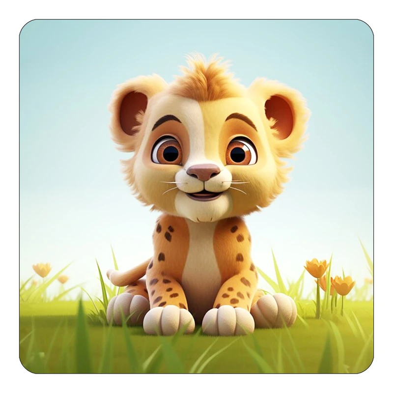 مگنت کاکتی طرح حیوانات کارتونی مدل mp27278