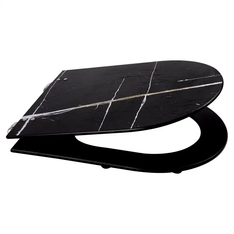 در توالت فرنگی مدل سنگ کوارتز نیم دایره نویر