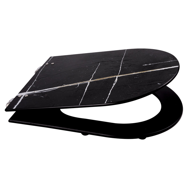 در توالت فرنگی مدل سنگ کوارتز نیم دایره نویر