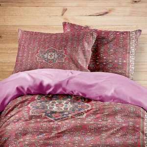 سرویس روتختی مدوپد طرح فرش بیجار ترنجی ماهی مدل C-bijar02 یک نفره 4 تکه