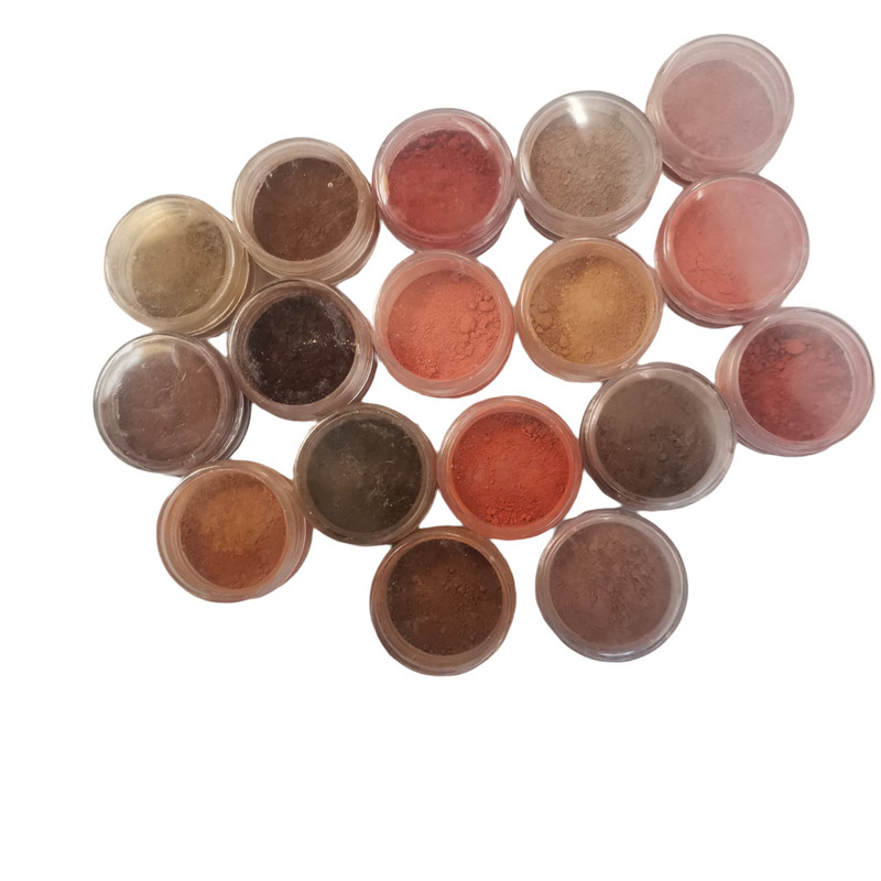 پودر پیگمنت ناخن مدل 01 بسته 17 عددی