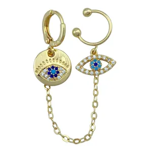 گوشواره زنانه وای اس ایکس مدل چشم کد E4177