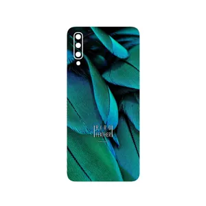 MAHOOT Green Feather Cover Sticker for Samsung Galaxy A70