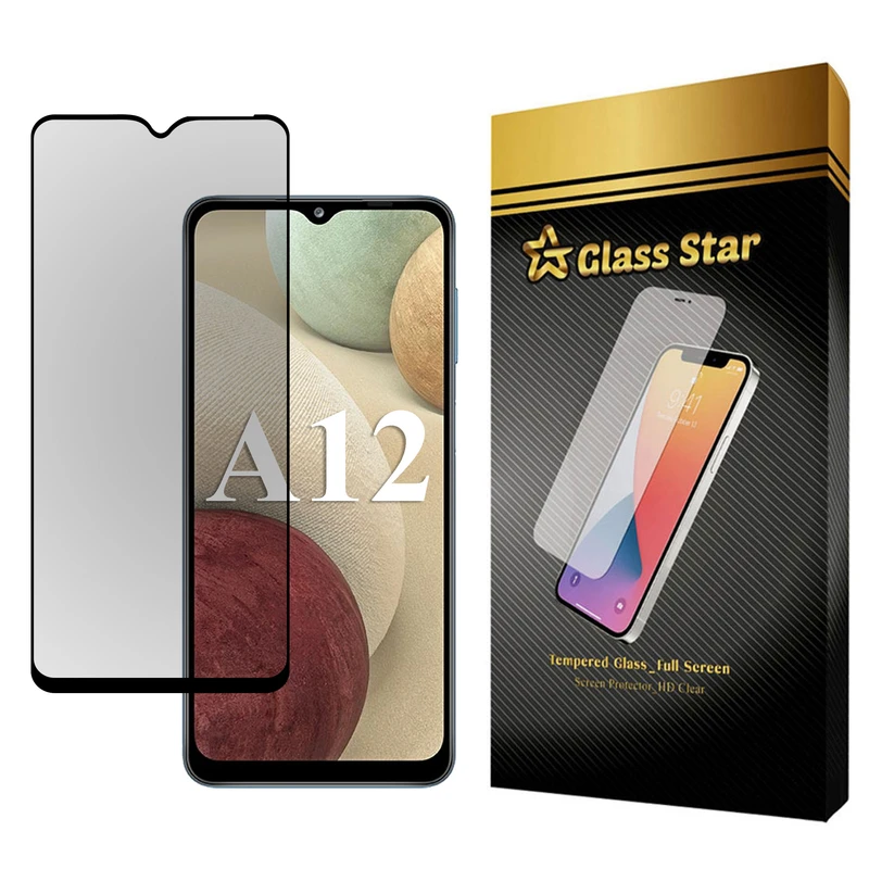 محافظ صفحه نمایش حریم شخصی گلس استار مدل PFGA مناسب برای گوشی موبایل سامسونگ Galaxy A12