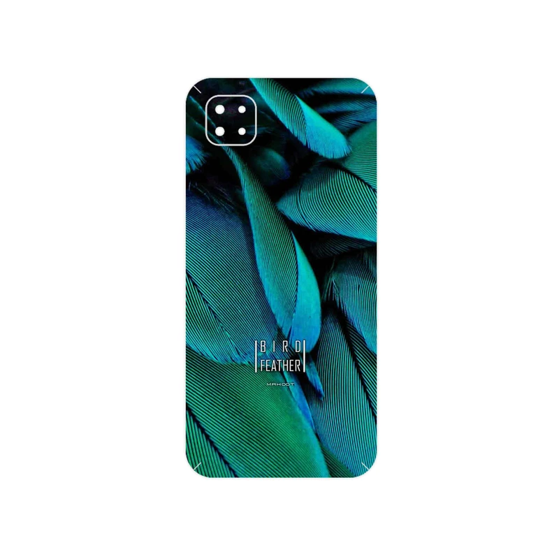برچسب پوششی ماهوت مدل Green Feather مناسب برای گوشی موبایل شیائومی Poco C3