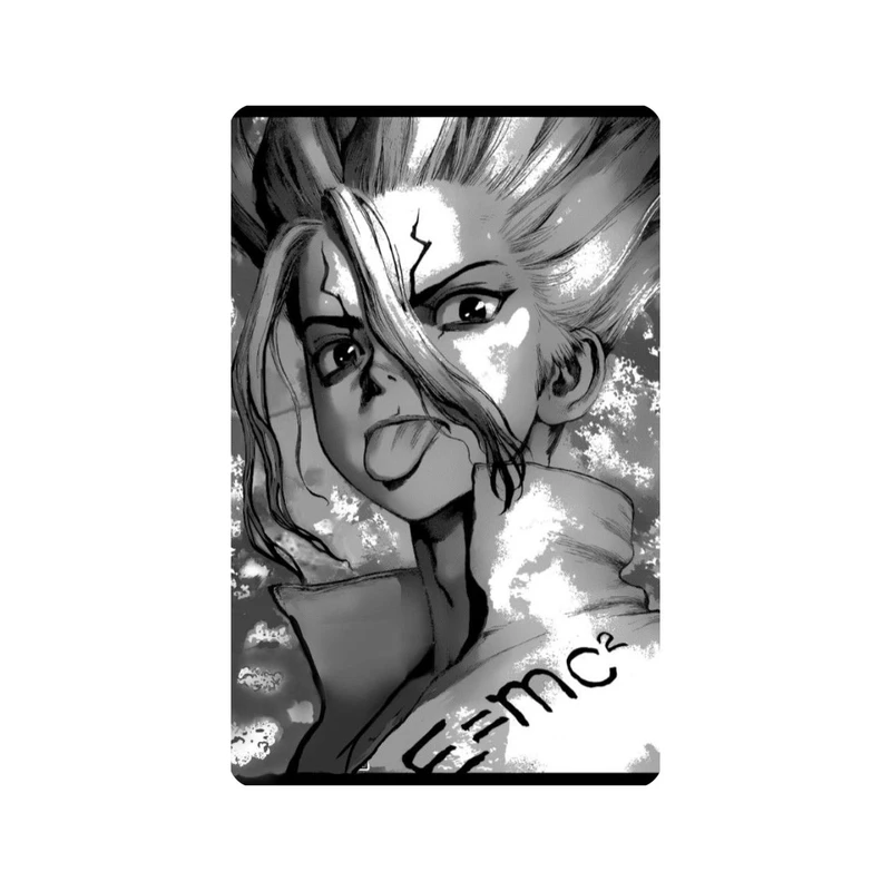 استیکر کارت مدل انیمه طرح سنکو ایشیگامی دکتر استون Senku Ishigami dr stone کد 5961