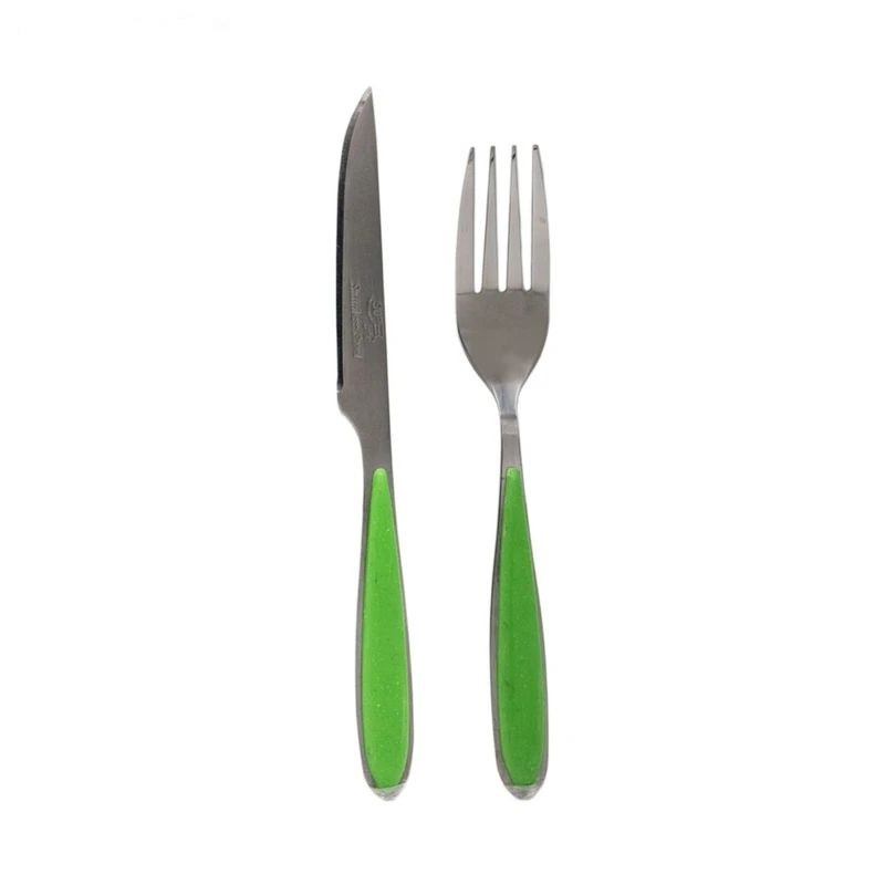 ست کارد و چنگال  12 پارچه سوپر لایف مدل رنگی میوه خوری