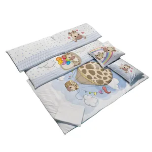 سرویس روتختی 7 تکه کودک مامزکیوتی مدل زرافه بالنی SK22