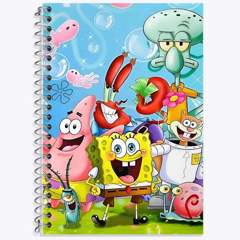 دفتر لغت 50 برگ خندالو طرح باب اسفنجی و پاتریک کد F6809