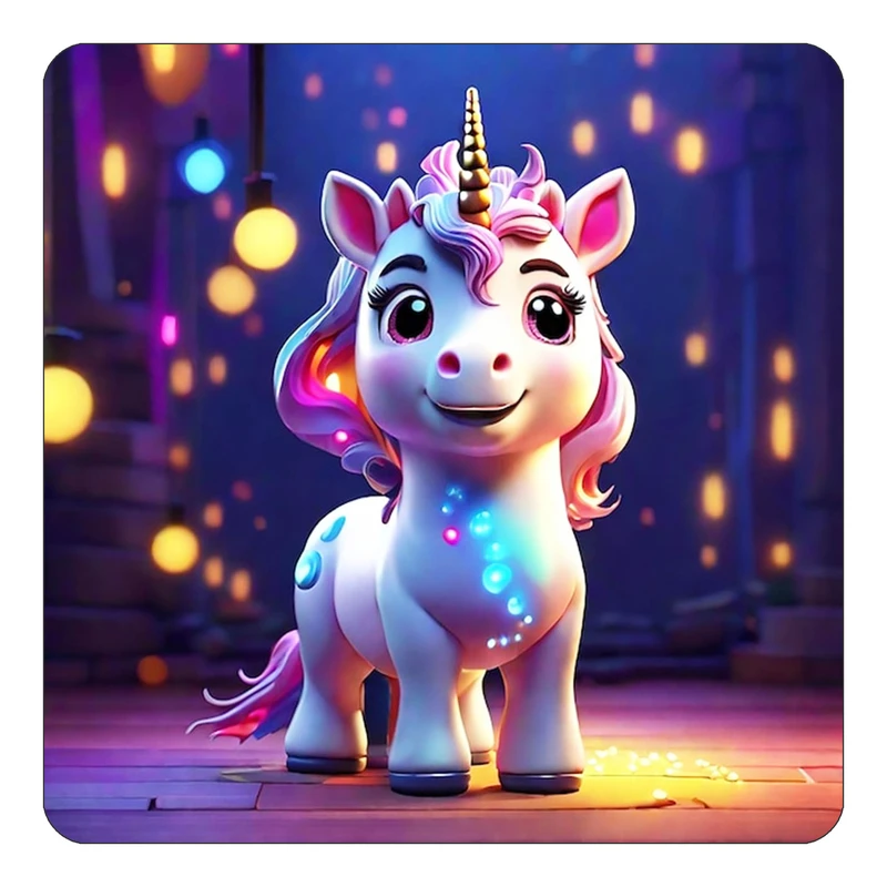 مگنت کاکتی طرح اسب تک شاخ و یونیکورن مدل mp30824