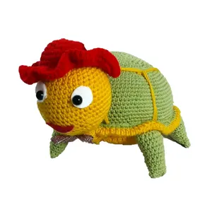 عروسک بافتنی طرح لاک پشت