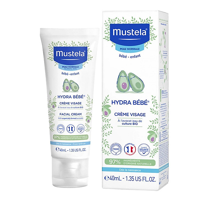 کرم مرطوب کننده کودک موستلا مدل HYDRA BEBE حجم 40 میلی لیتر