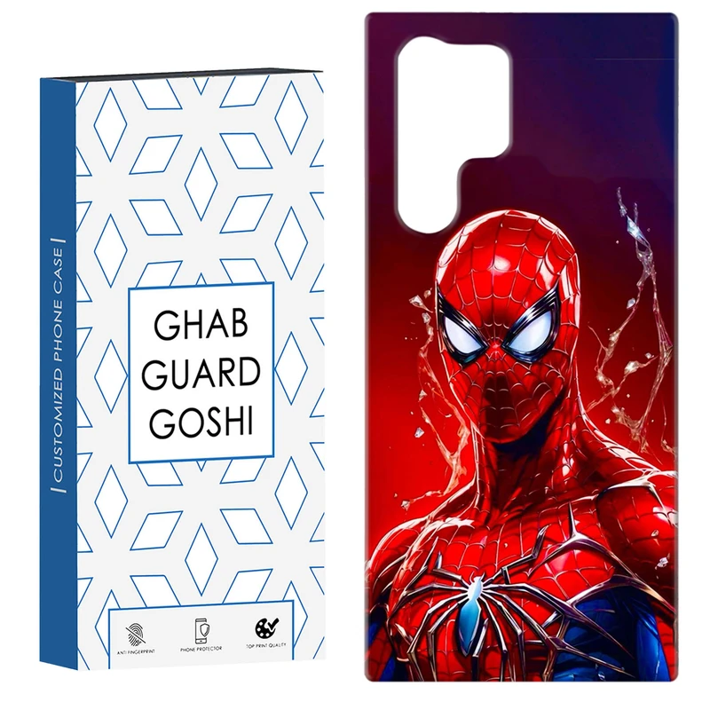 کاور قاب گارد گوشی طرح مردعنکبوتی کد Dimo-374 مناسب برای گوشی موبایل سامسونگ Galaxy S22 ULTRA