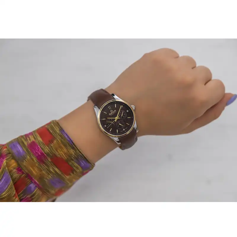 ساعت مچی عقربه ای زنانه اوماکس مدل PL11T55IO