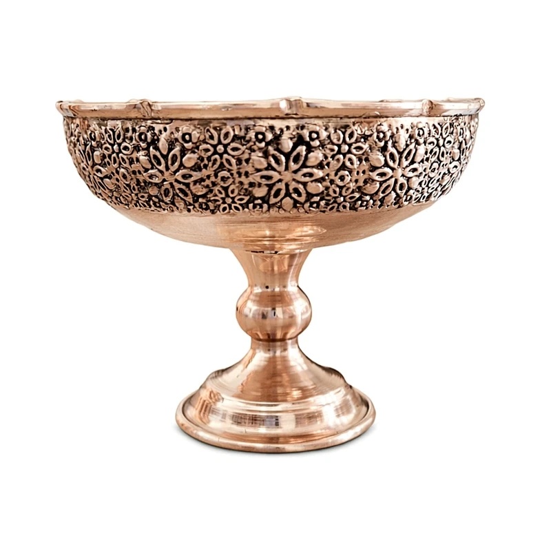 بستنی خوری قلمزنی مسی مس قاسمی مدل گلبرگ