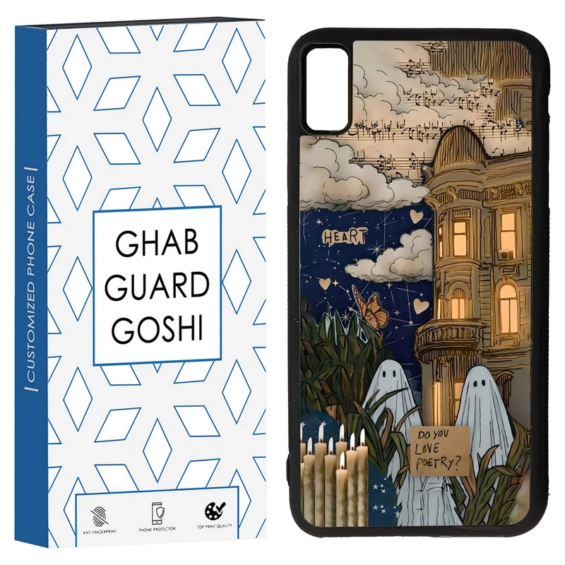 کاور قاب گارد گوشی طرح روح کد TPU-066 مناسب برای گوشی موبایل اپل Iphone XS MAX/ X MAX