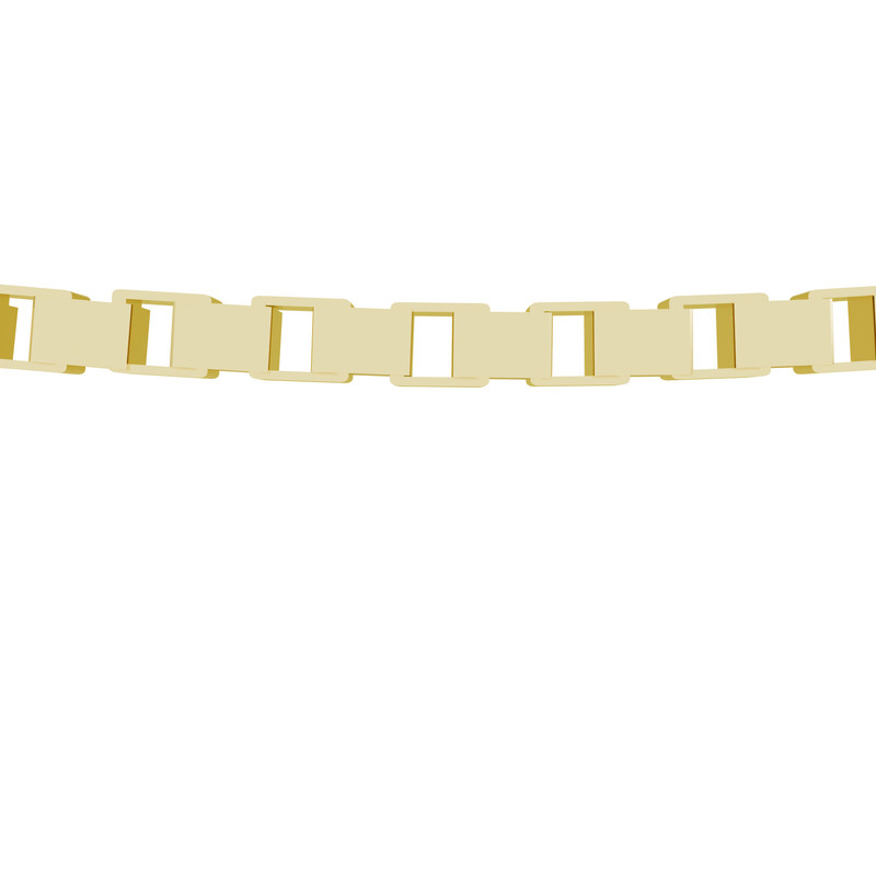 زنجیر طلا 18 عیار زنانه مدوپد مدل ونیزی گلستانه کد 45