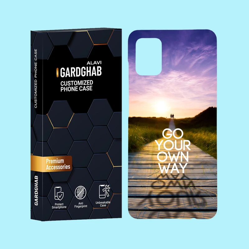 کاور گارد قاب علوی مدل متن مناسب برای گوشی موبایل سامسونگ Galaxy A51 4G