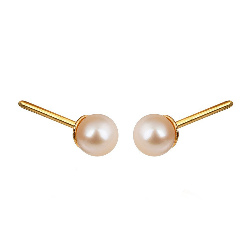 گوشواره طلا 18 عیار زنانه گالری مرجان مدل 1028 - 3