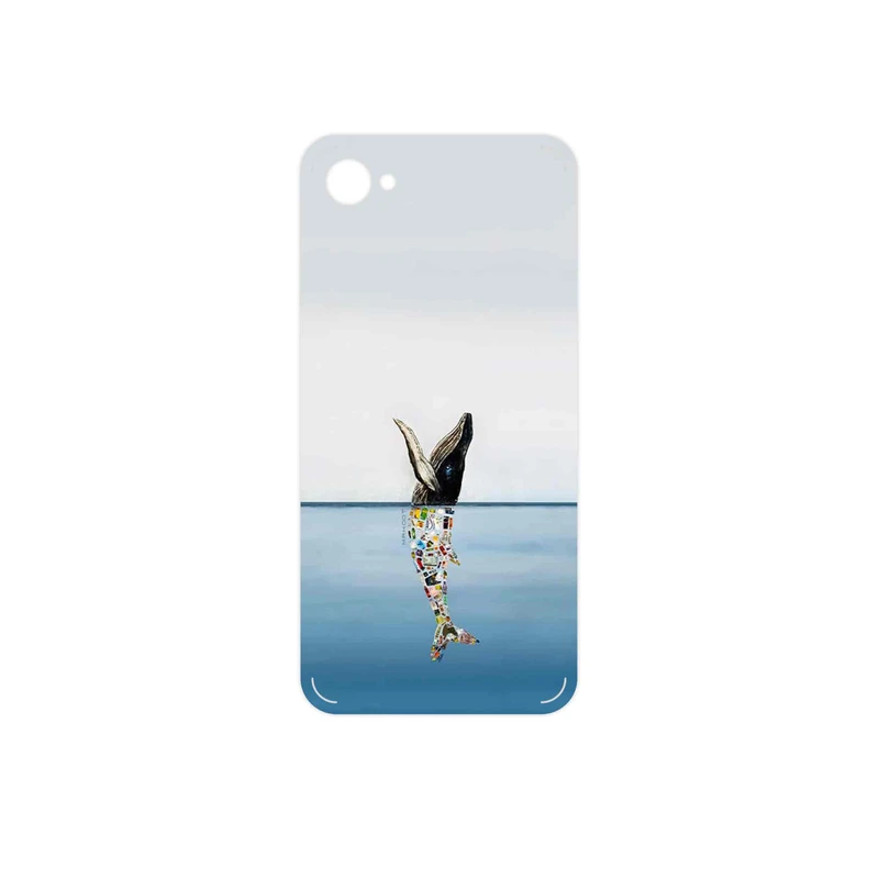 برچسب پوششی ماهوت مدل Collage of Sea Trash مناسب برای گوشی موبایل اچ تی سی Desire 12