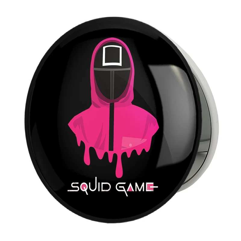 آینه جیبی خندالو طرح بازی مرکب Squid Game مدل تاشو کد 10836 
