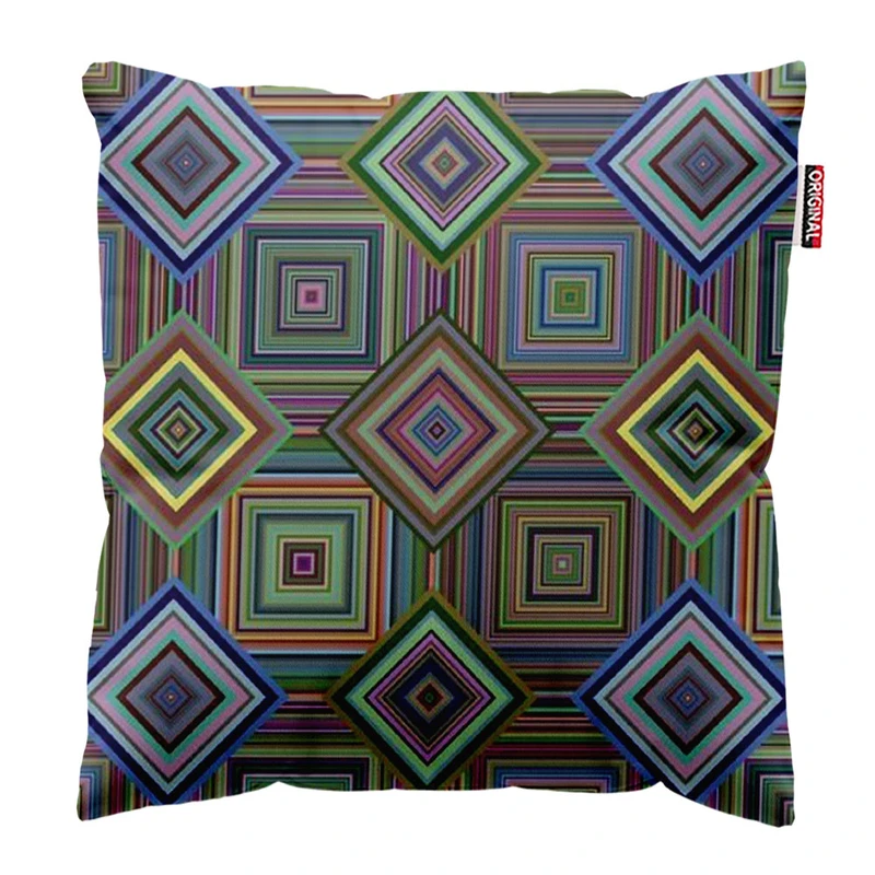 کوسن پاد آفرین طرح هندسی مدرن کد 3174 سایز 40*40 سانتی متر
