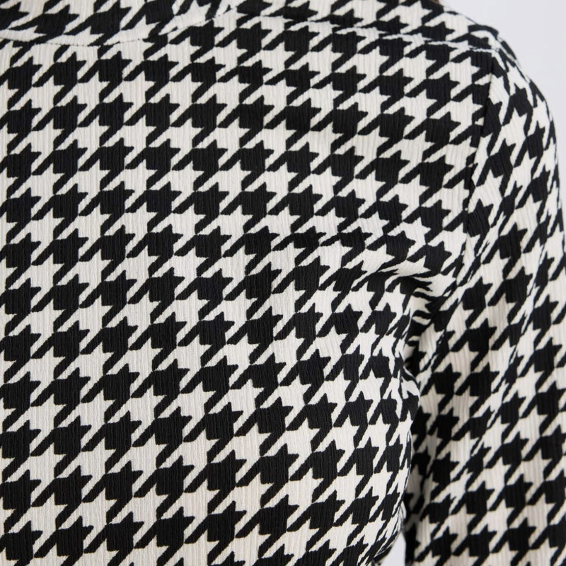 بلوز آستین بلند زنانه دفکتو مدل پیچازی مجلسی