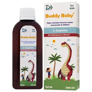 شربت اطفال ال آرژنین و مولتی ویتامین بادی بیبی با طعم پرتقال تریتا دارو  - حجم 200 میلی لیتر